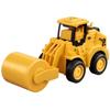 Yellow Press Sliding Press Car Plastic Excavator Roller Bulldozer  Children Educational Toys
