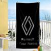 Renault Personalized Name Beach Towel Super Soft & Absorbent Ideal for Travel Outdoor Swim Pool Yoga Surf Camping Hiking Gym Gift Holiday