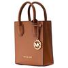 Michael Kors MK Mercer Classic Solid Color Letter Logo Pendant Leather Handheld Crossbody Shoulder Bag Mini Women Handbags 35S1GM9T0L-LUGGAGE