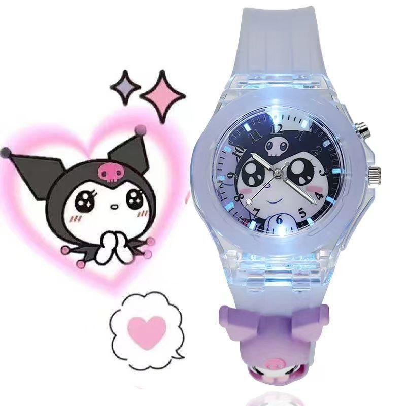 Xingdailu Melody Children'S Watch Cartoon Glowing Student Electronic Watch Boys And Girls Silicone Watch Luminous