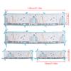 4Pcs Breathable Mesh Liner Anti-Collision Breathable Cushioned Pads Soft Padded Covers Soft Crash Pad Protector For Baby Crib