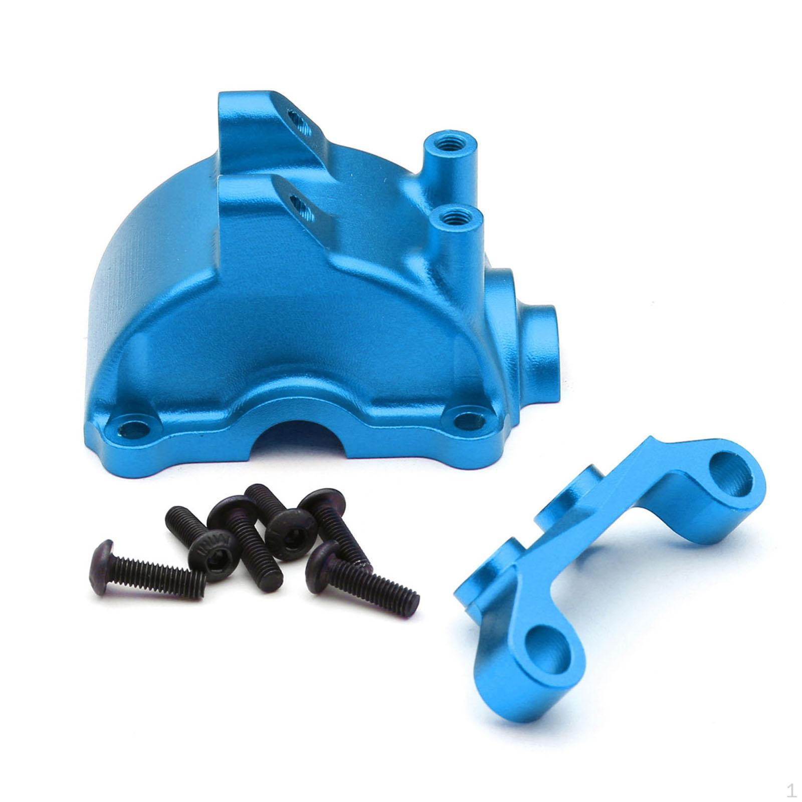 

1/10 RC Car Gear Box Cover Differential Case Easy to Install DIY Modified Replacements синій
