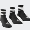 Chaussettes - ADIDAS - Lot De 3 Paires - Noir - Coton/Polyester Recyclé - Mi-hautes