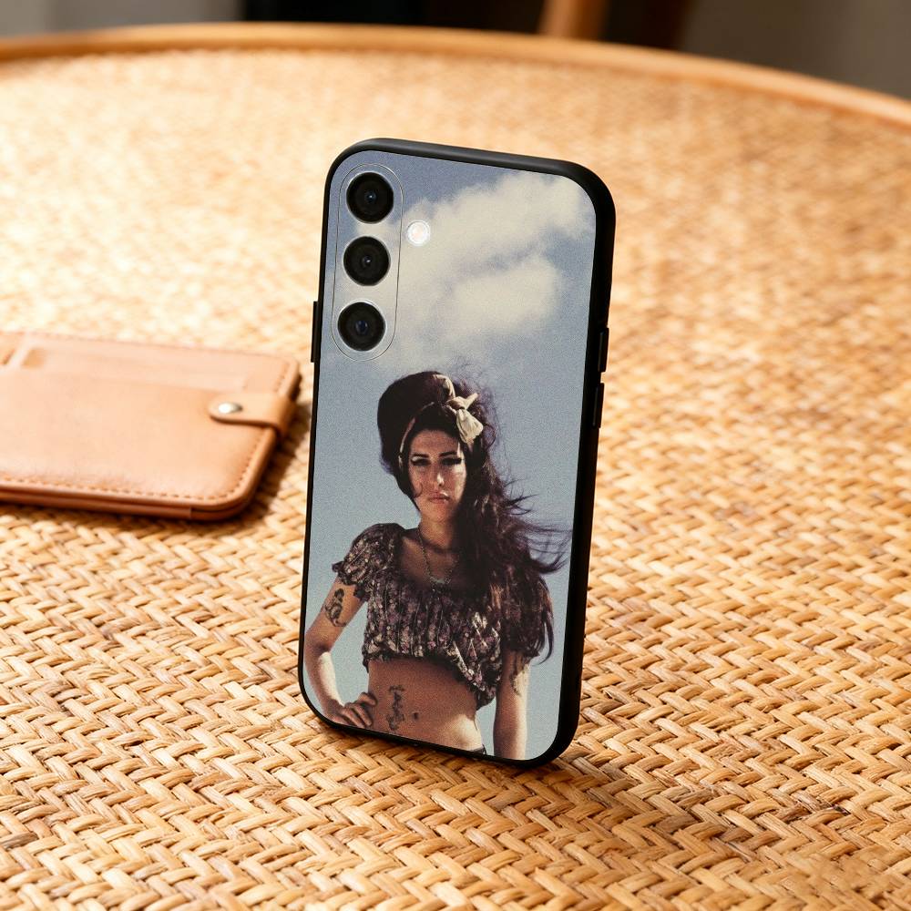 

Legardary Singer A-Amy W-Winehouse Phone Case For Samsung A73,A21s,A22,A31,A32,A52,A53,A71,A80,Soft Black Shell Samsung a12