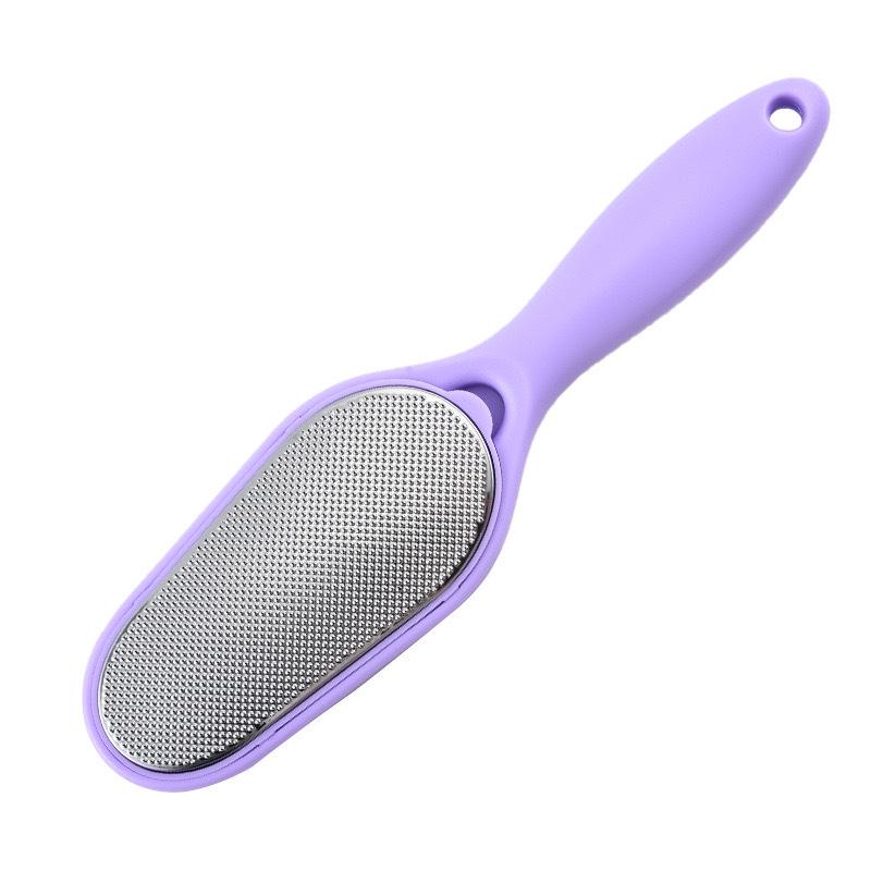 Stainless Steel Double-Sided Foot File & Pumice Stone Exfoliator for Callus Removal