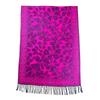 Women's Double-Sided Floral Cotton Jacquard Scarf - Spring & Autumn