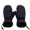 Unisex Winter Warm Fleece-Lined Waterproof Windproof Cycling Mittens with Lanyard