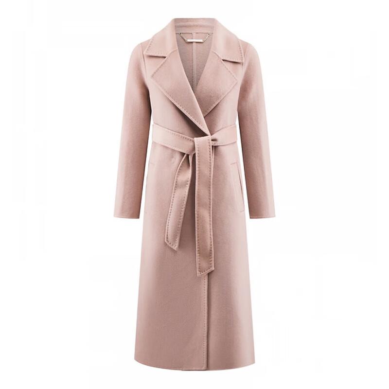 ELLASSAY Women's Revere Collar Double-faced Wool Coat