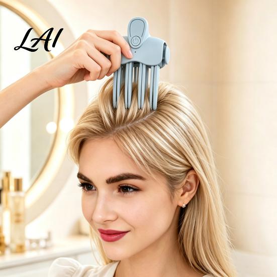 Heated Hair Styling Accessory Volumizing Root Lift Clip 2 Temperature Adjustable Fine Flat Travel Volumizer Comb Electric Clip for Men Women Salon