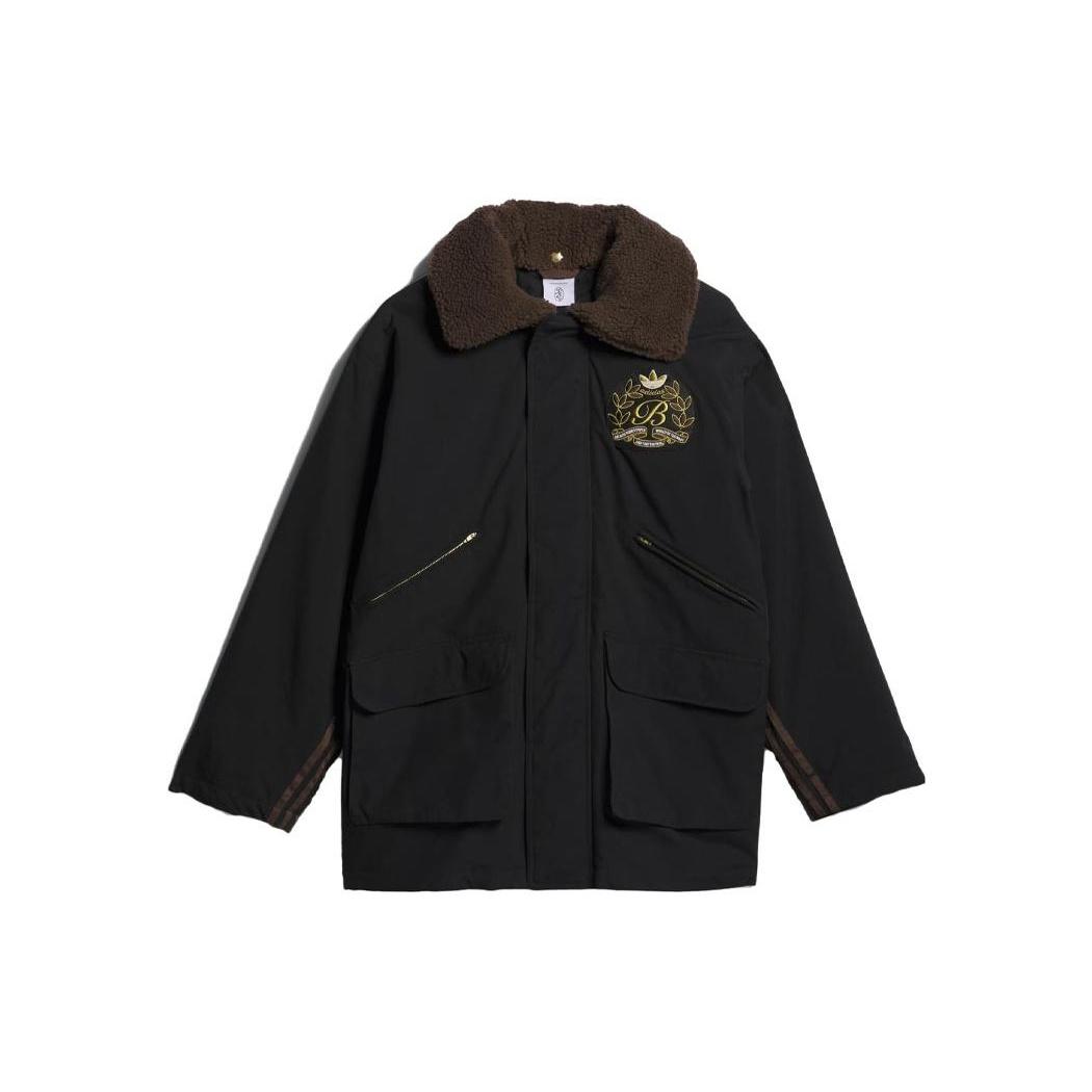 adidas x Blondey Chore Coat  Black Brown  Men s IK9614 XL