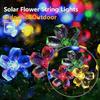5M 20LED Solar String Lights Outdoor Waterproof 8 Mode Cherry Flower Light For Yard Garden Lawn Holiday Wedding Party Decoration