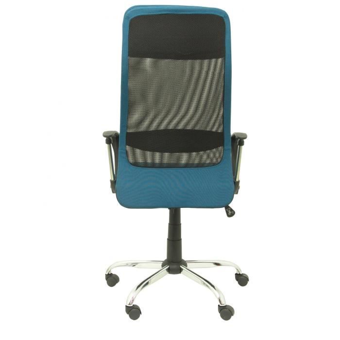 Silla De Direction Ergonomique PIQUERAS Y CRESPO Esteras - Malla Transpirable - Tissu Turquesa