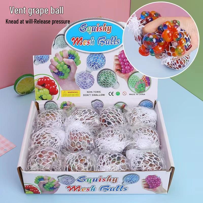 Cross-Border Decompression Toys: Fluid Egg Yolk Pastry, Hamburger Vent & Squirrel Cup. Slow Rebound, Pinch & Squeeze for Stress Relief.