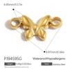 Waterproof Hypoallergenic DIY Jewelry 18K PVD Gold Plated Stainless Steel CZ Star Moon Heart Bow  Charms Pendants Bulk