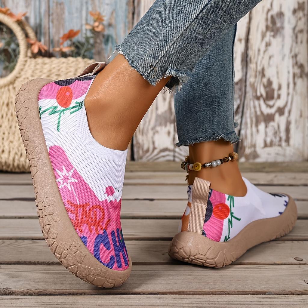 Women's Spring and Summer Casual Flat Shoes, Multi-color Shoes, Light and Breathable Shoes Are Suitable for Outdoor Leisure Sports, Women Shoes