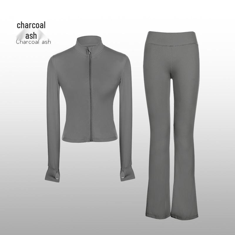 Adult Ballet Practice Jacket—Long Sleeve, Stand Collar, Slim Fit Dancewear for Spring/Autumn