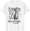 Funny Mouse Cartoon - Who Ties Your Shoelaces Humor Animal T-Shirt