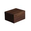 Black Walnut Flip-Top Light Luxury Storage Box for Jewelry, Antiques, or Stationery