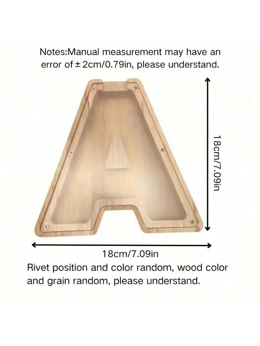 

18см Буквы Английский Копилка Деревянная Коробка для Сбора Монет Банка Коробка для Хранения Монет Настольное Украшение Домашний Декор Поделки Рождественский Подарок
