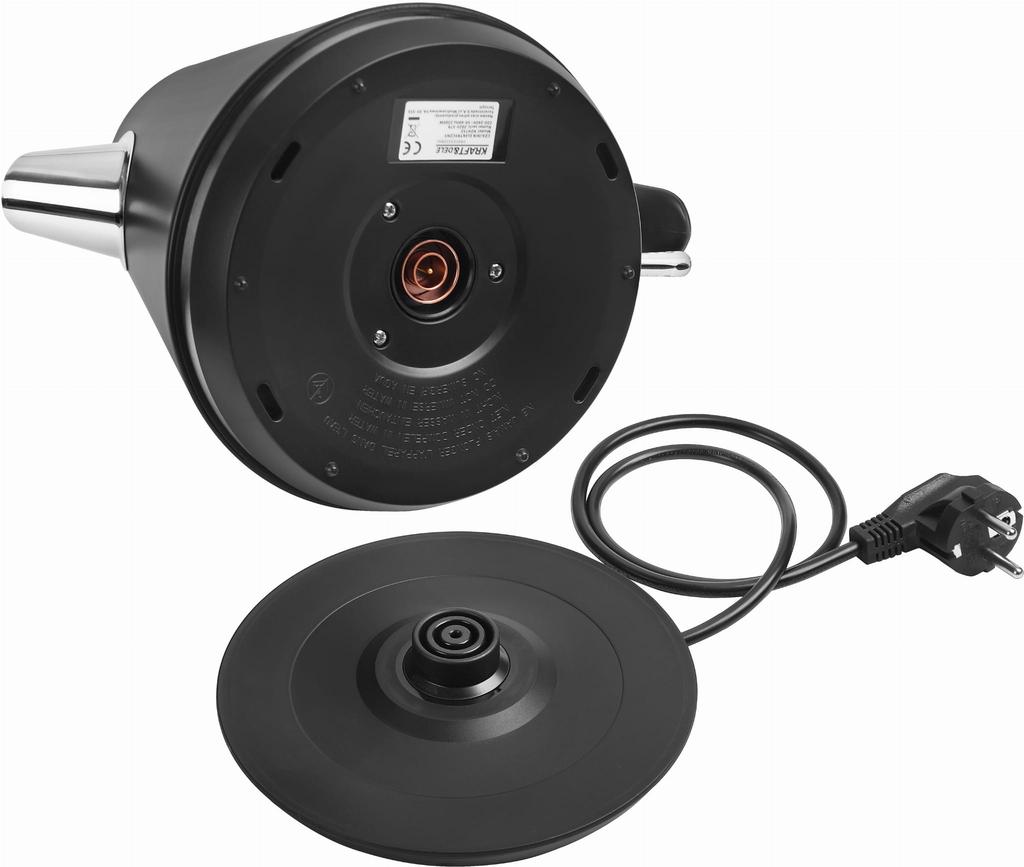 Elektrischer Wasserkocher 2200W 1,7L | Kraft&Dele