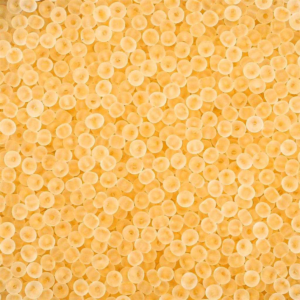Frosted Clear Glass Seed Beads, DIY Jewelry Making Supplies