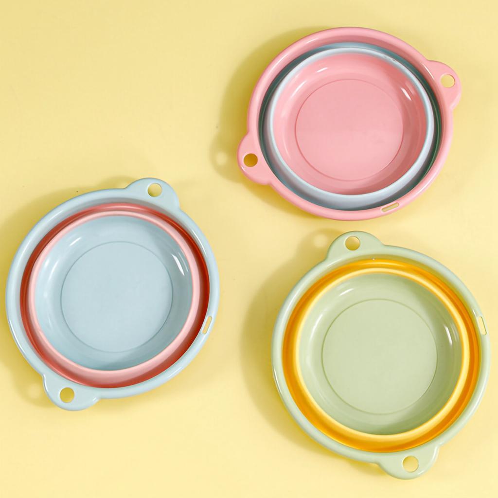 Wash Basin Foldable Design Portable PP Material Glossy Wear Resistan