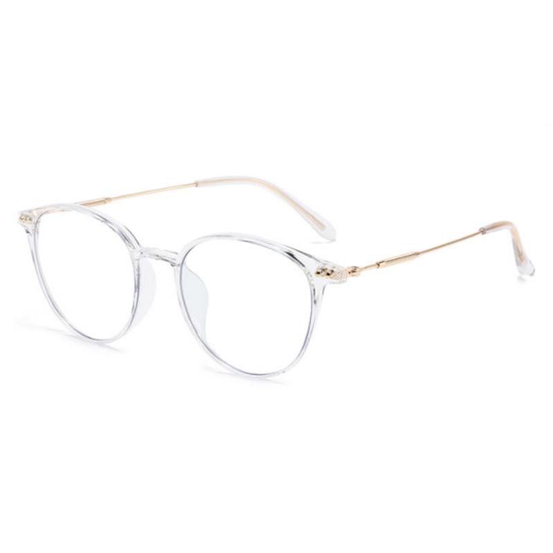 Round Rivet Frame Prescription Spectacles Myopia -0.5 To -6.0  Super Light Hyperopia +0.5 To +6.0