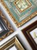 European Solid Wood Wall Hanging Frame Set Room Aesthetics Photo Frame Living Room Background Photo Frames Vintage Home Decor