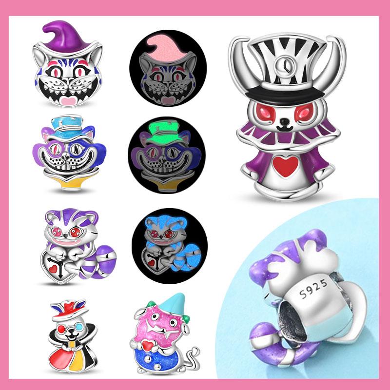 Copper Sir Cat Rabbit Queen Of Demon Realm Charms Beads Fit Original Bracelet Necklace Fine Jewelry Women Diy Gifts