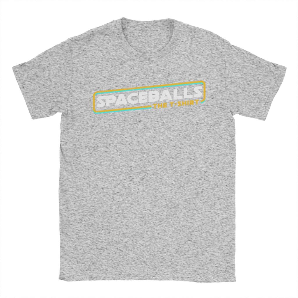 Men's T-Shirts Spaceballs Novelty Pure Cotton Tee Shirt Short Sleeve  T Shirts Crew Neck Clothing New Arrival