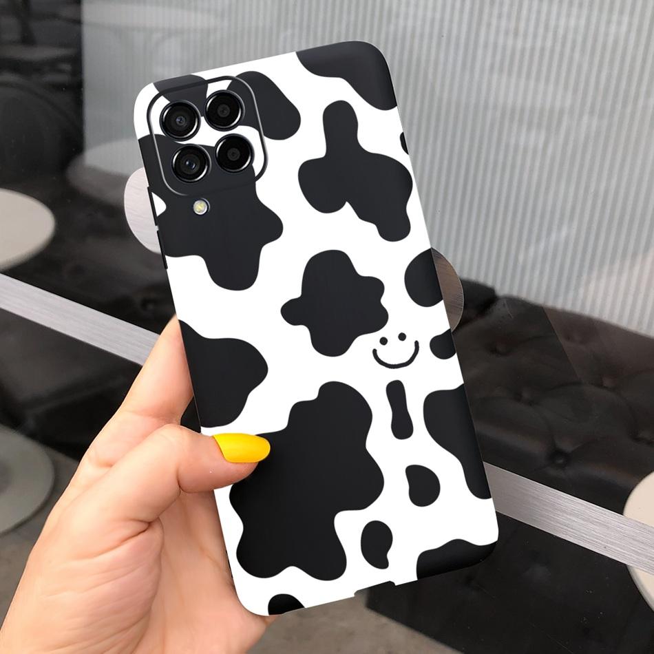 

For Samsung Galaxy M53 Phone Case Fashion Cute Pattern Macaroon Silicone Soft Cases For Samsung M53 M33 M22 4G 5G Back Cover Samsung M22 розовый