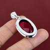 Faceted Mozambique Garnet Pendant Gemstone Pendant Elegant Jewelry 925 Sterling Silver Pendant Handmade Pendant Gifts for Her Women Jewelry