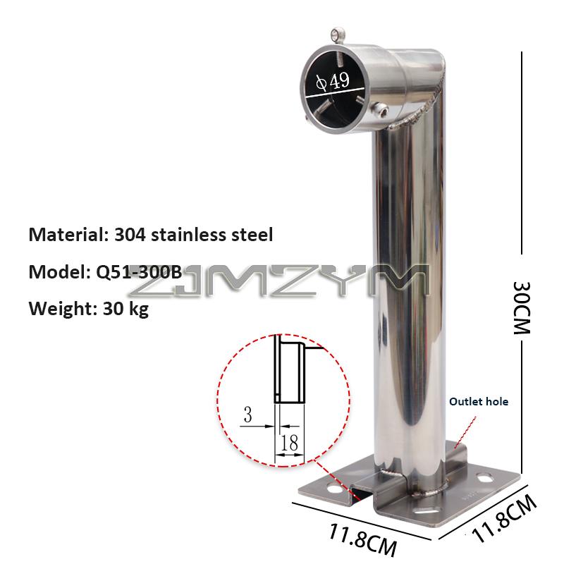 Stainless Steel High Speed Dome Camera Bracket Outdoor Wall Mounted Extension Rod Monitoring Hoisting Support зелёный