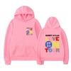 Love on Tour Print Fashion Sweatshirt Hip Hop Casual Tops Oversize Unisex Autumn Winter Fleece Streetwear Tops