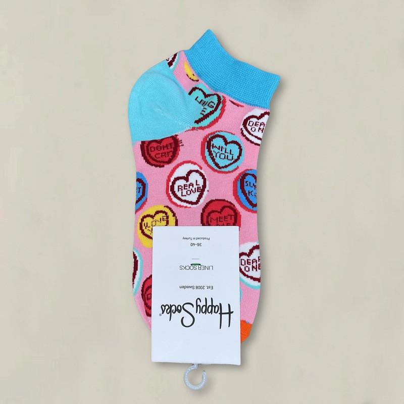 Happy Socks Womens Ankle Cartoon Cute Cotton Low Cut Colorful Casual