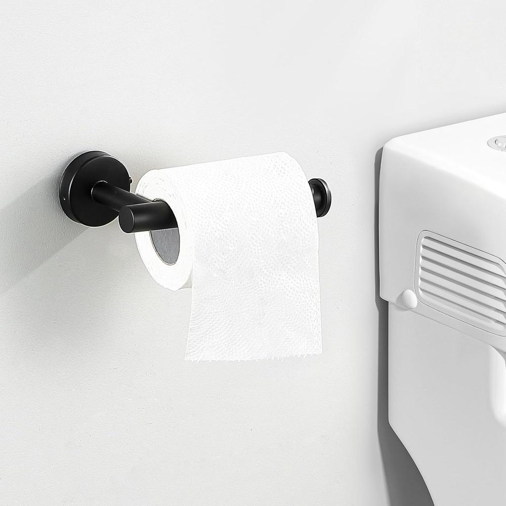 14-Pieces Matte Black Bathroom Accessories Set, Stainless Steel Bathroom Hardware Set, Bath Towel Bar Set, Towel Racks for Bathroom Wall Mounted.