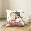 H-Heartstoppers-Nick & Charlie Pillow Case Pattern Printed Pillowcase For Living Room Sofa Cushion Cover