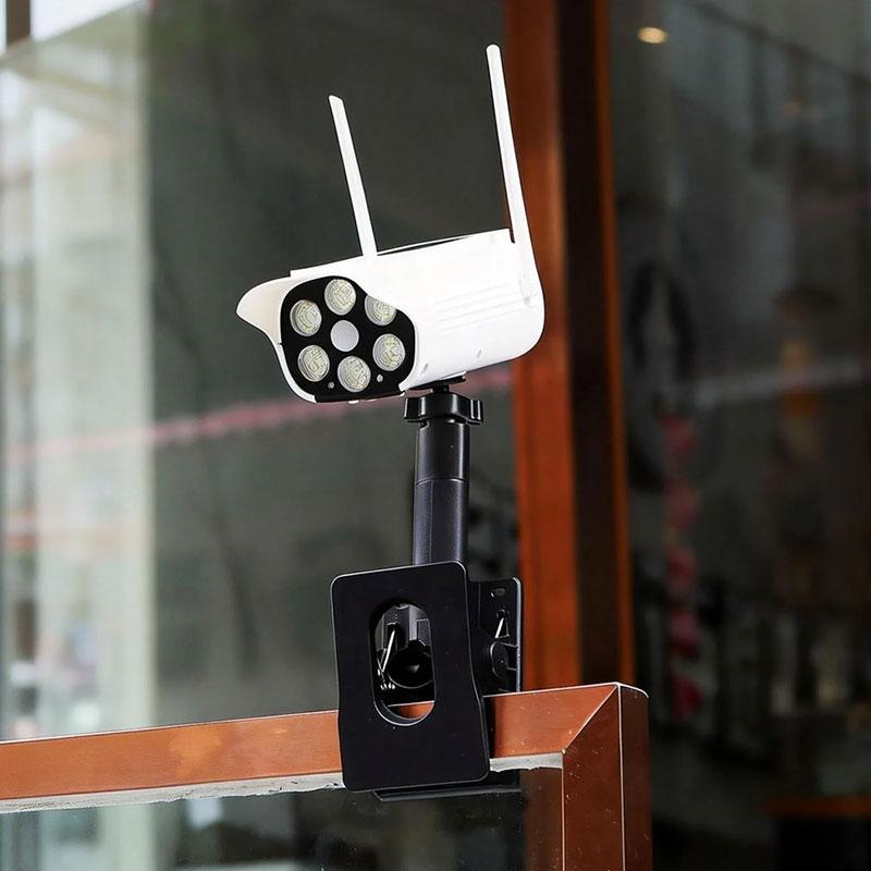 Solar Powered Virtual Camera Safety Light, Two-way Fixture, Multi Style Motion Sensor Waterproof Fence Outdoor Platform Floodlight