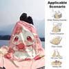1pc Cow Strawberry blanket Lightweight Flannel Throw for Sofa Bed Travel Camping Livingroom Office Couch Chair