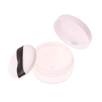 30G plastová prázdná nádoba na sypký prášek na make-up Puff Box Nádoba na síto Kosmetický kelímek Přenosná krabička na sypký prášek, doplňovací nádoba