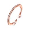 2022 Korean Fashion Women's Diamond Flash Open Ring - Stylish Hollow Design