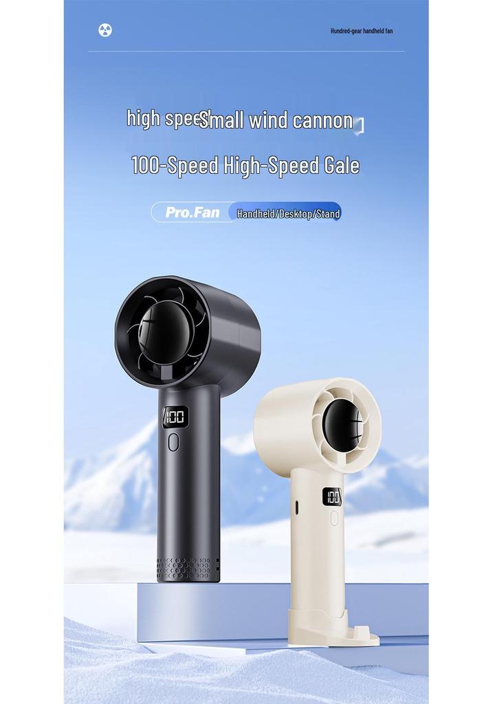 2025 USB Rechargeable Mini Wall-Mounted Desktop Fan for Dorms and Homes