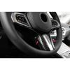 Car Steering Wheel Frame Cover Trim For BMW 5 Series G30 2018-2022 Carbon Fiber
