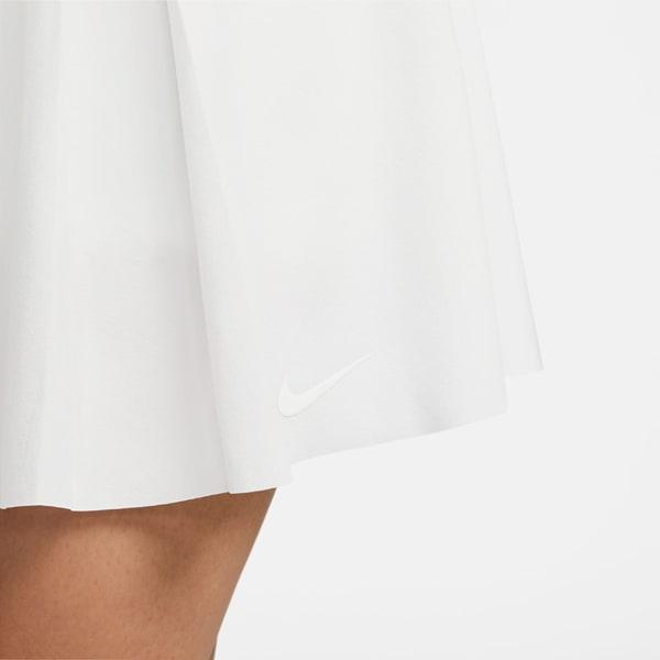 Nike Dri-Fit Solid Side Pocket Built-In Shorts Comfortable Sports Casual Skirt Women skirts White DD0351-100