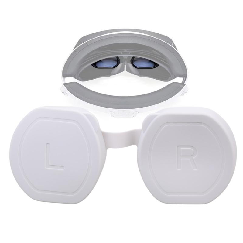 Soft Lens Cover VR Lens Caps Soft VR Glasses Silicone Caps Anti Scratch Caps for PS VR2 Headset Scratchproof Covers