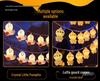 Light-Up Pumpkin String Lights for Halloween Decor and Party Ambiance
