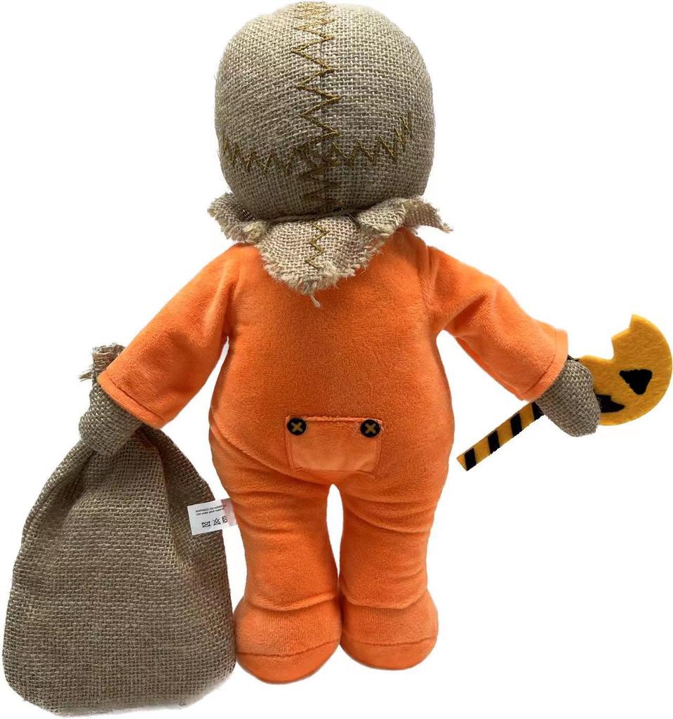 Trick 'r Treat Sam Plush Toy: Halloween Pumpkin Man Doll