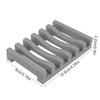 Flexible Silicone Soap Holder Hollow Design Bar Soap Dish Bathtub Kitchen Soap Saver Drainer Sponges Scrubber Display