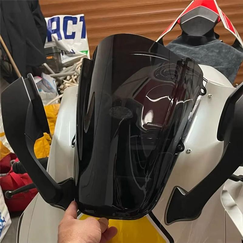 NEW-Motorcycle Racing Windscreen Deflector Windshield Wind Deflector For YZF-R1 R1M YZF-R1M 2020-2025