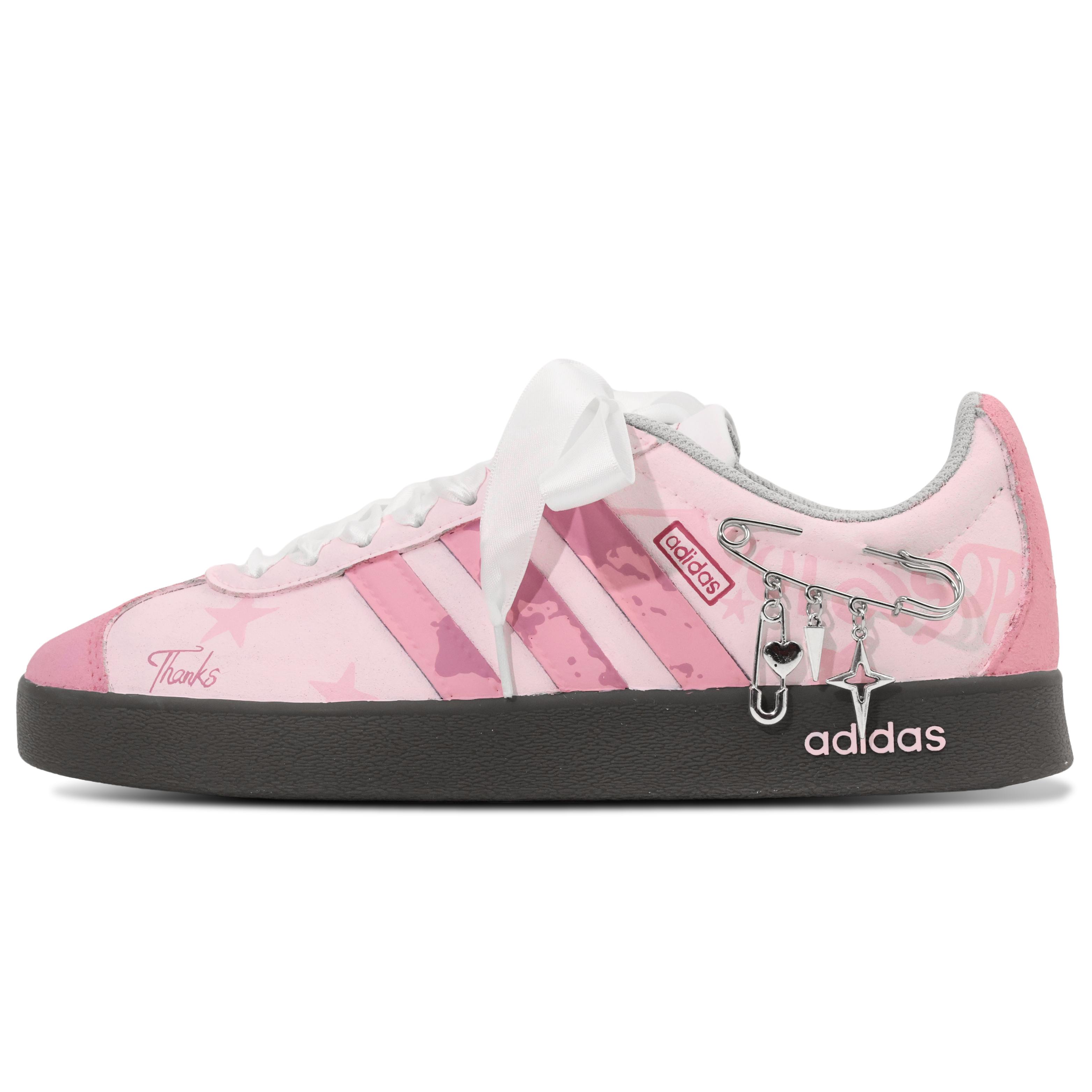 

Adidas VL COURT 2.0 Balance Abrasion Resistant Low top Skateboard Shoes Unisex Light Pink HQ1802(Team252- ) 36⅔
